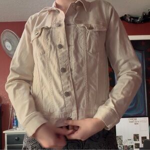 Sonoma Women's Light Tan Jean Jacket